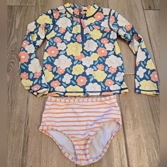 Pair of Ruffle Butts Swimsuits, 5T - Picture 3 of 8